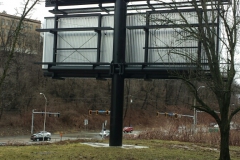 Billboard installation in Pittsburgh