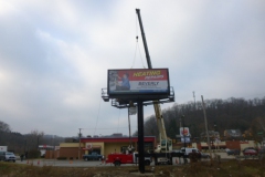 Billboard installation in Jeannette, PA