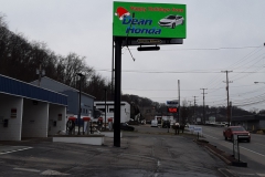 Billboard installation in Uniontown for Dean Honda