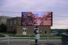 Billboard installation in Jeannette, PA for Ford City