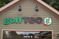 Golf Tec channel letters in Pittsburgh