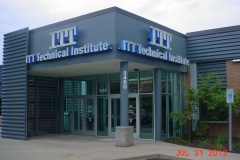 ITT Tech channel letters in Monroeville