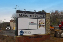 Marshall Village Monument Sign in Pittsburgh, PA