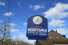 Scottdale Bank Custom Sign