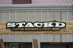 Stacked Custom Sign in Uniontown