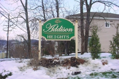 Addison Heights monument signs in Uniontown