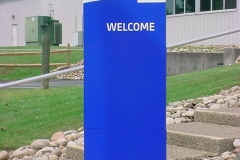 Alstom monument signs in Monroeville