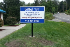 Bittel Vision monument sign