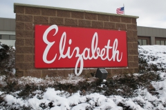 Elizabeth monument sign