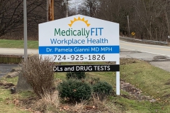 Medically Fit monument sign