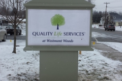 Monument signs in Monroeville for Quality Life