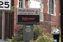 Albright Bethune Sign Install