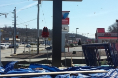 Sign installation in Monroeville for Aspen Dental