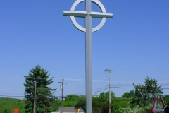 Cross Installation for Jeannette Churches