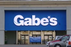 Gabes sign installation in Monroeville