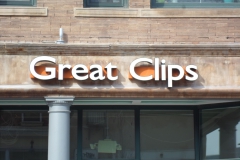 Great Clips Sign Install