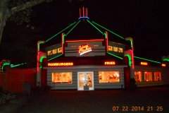 Johnny Rockets LED Sign Installation