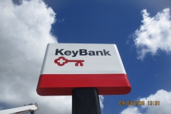 Key Bank Pole Sign