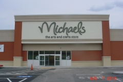 Sign installation in Monroeville for Michaels