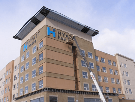 Sign installation in Butler, PA