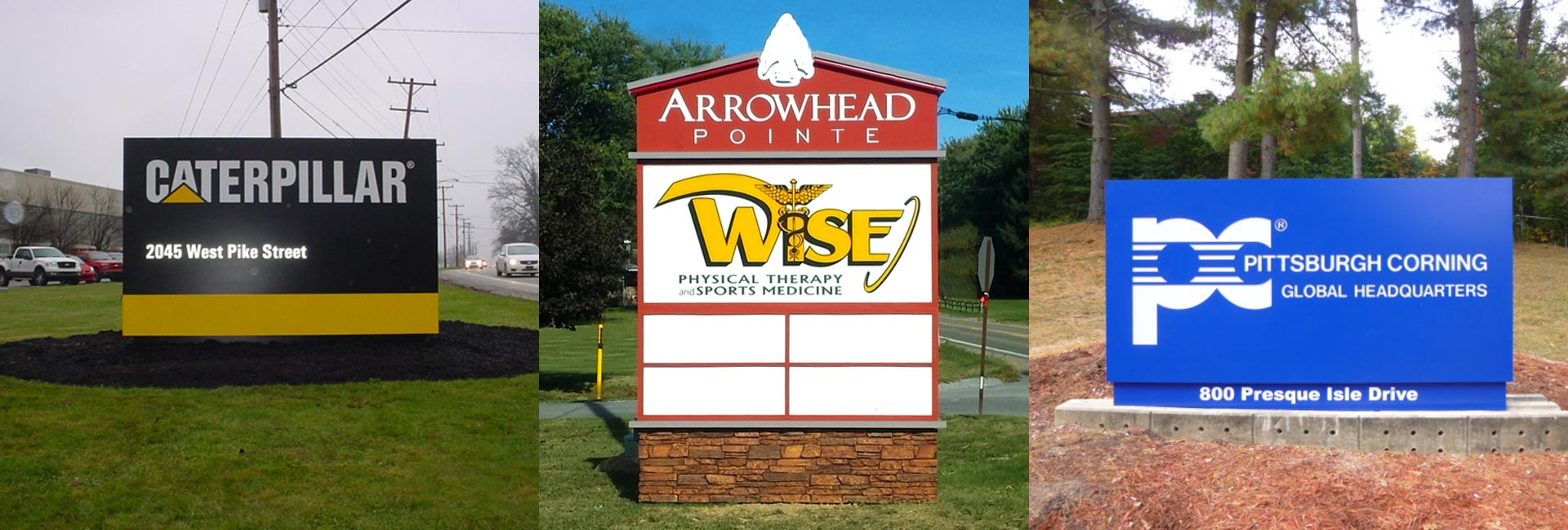 Outdoor Signs in Pittsburgh, Monroeville, Uniontown, Indiana, PA